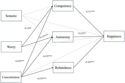 Sport anxiety and subjective happiness of college athletes: a self-determination theory perspective